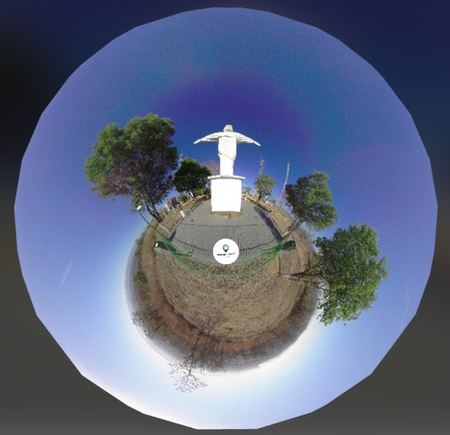 Foto 360° - Cristo Redentor Várzea da Palma, Várzea da Palma - MG