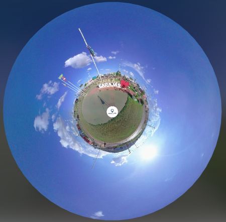 Foto 360° - Letreiro Turístico "Amo Canaã dos Carajás", Canaã dos Carajás - PA