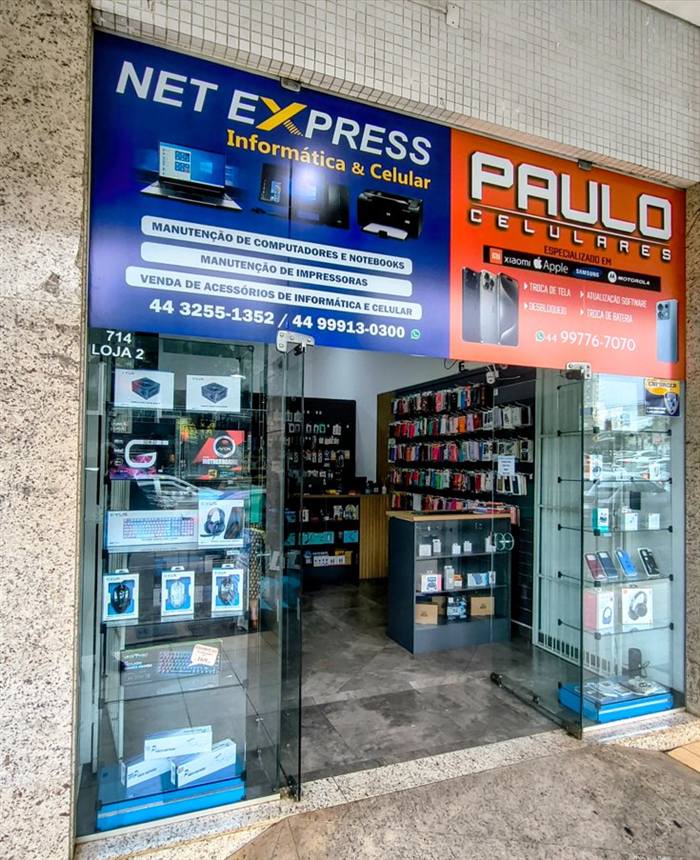 Fachada da Net Express Informática e Celular