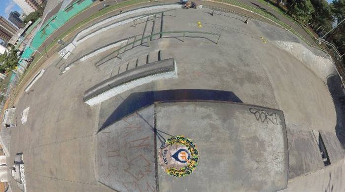 Foto da Pista de Skate Vila Olímpica