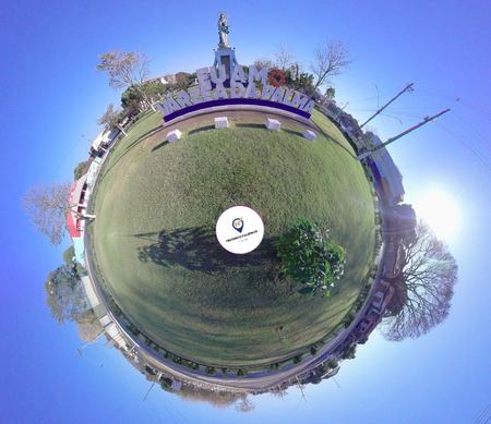Foto 360° - Placa Várzea da Palma, Várzea da Palma - MG