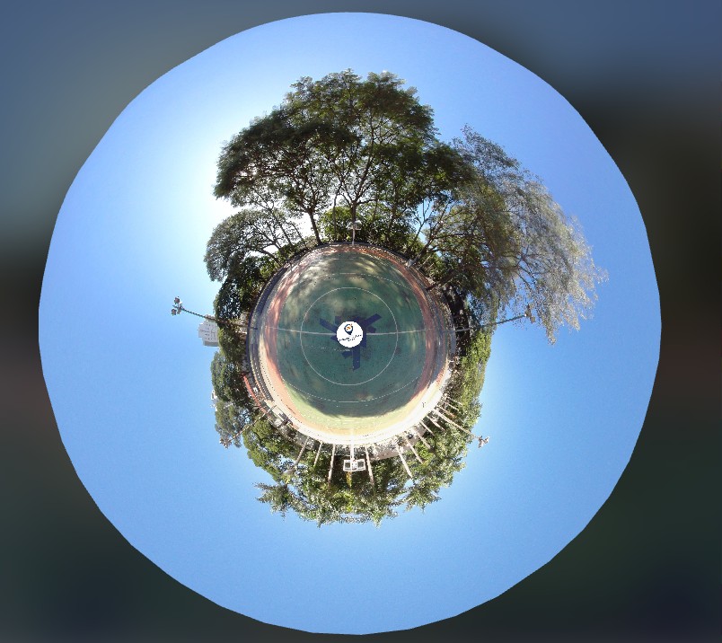 Foto 360° - Quadra de Basket UEM, Maringá - PR