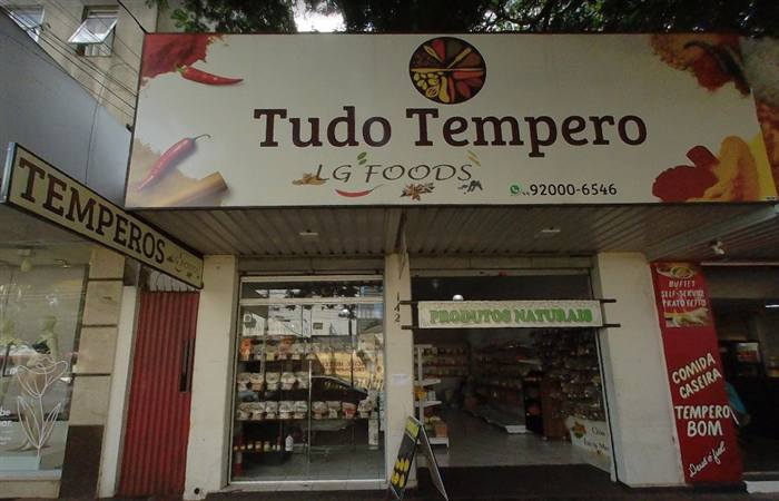 Fachada do Tudo Tempero